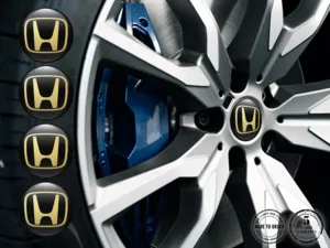 Honda Felgenaufkleber für Autos Luxusgewölbte Logos